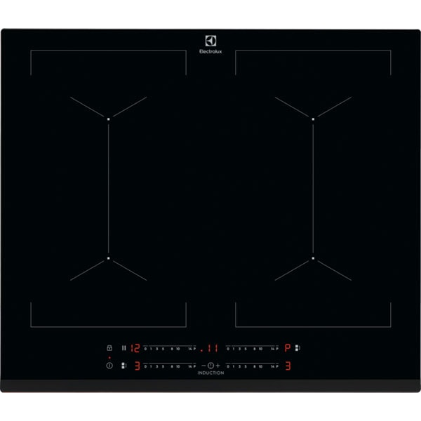 Plita incorporabila ELECTROLUX EIV644, Inductie, 4 arzatoare, Touch control, negru