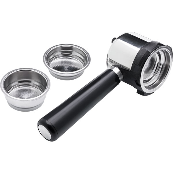 Espressor manual WMF Lumero 412360011, 1l, 1400W, 15 bar, sistem Thermoblock, argintiu-negru