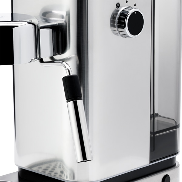 Espressor manual WMF Lumero 412360011, 1l, 1400W, 15 bar, sistem Thermoblock, argintiu-negru