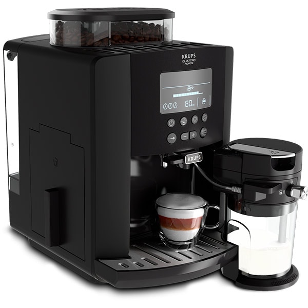 Espressor automat KRUPS Arabica Latte EA819E10, 1.7l, 1450W, 15 bar, negru