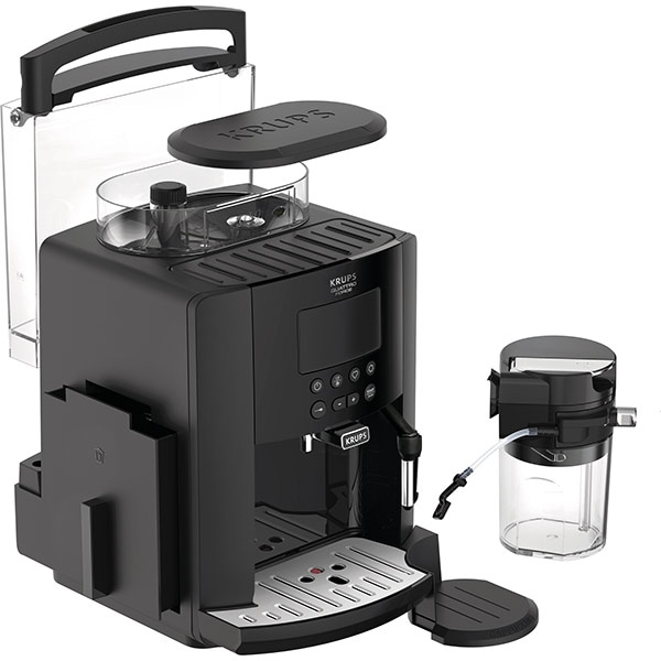 Espressor automat KRUPS Arabica Latte EA819E10, 1.7l, 1450W, 15 bar, negru