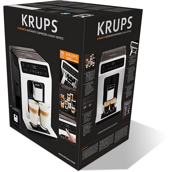 Espressor automat KRUPS Evidence EA890810, 2.5l, 1450W, 15 bar, negru