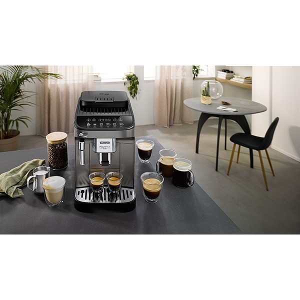 Espressor automat DELONGHI Magnifica Evo ECAM290.42.TB, 1.8l, 1450W, 15 bar, argintiu inchis-negru