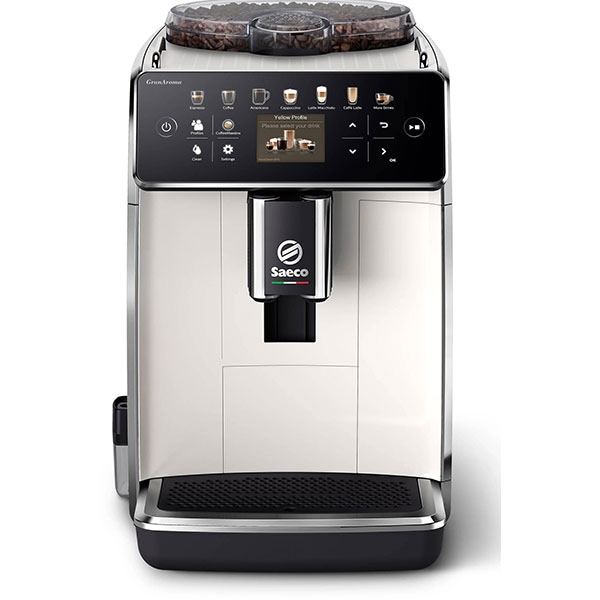 Espressor automat SAECO GranAroma SM6580/20, 1.8l, 1500W, 15 bar, alb-negru