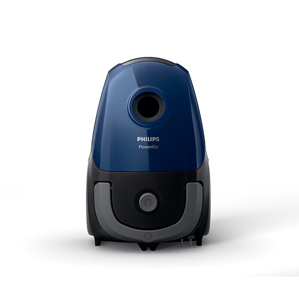 Aspirator cu sac PHILIPS PowerGo FC8240/09, 3l, 750W. 77dB, albastru-negru 