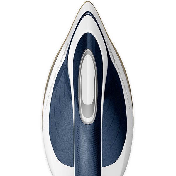 Statie de calcat TEFAL Pro Express Ultimate GV9712E0, 3000W, 590g/min, 1200ml, talpa Durilium, albastru-alb