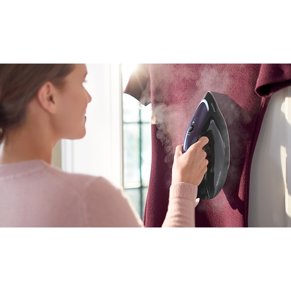 Statie de calcat PHILIPS PerfectCare 8000 Series PSG8160/30, 2700W, 700g/min, 1.8l, talpa SteamGlide Elite, negru-mov