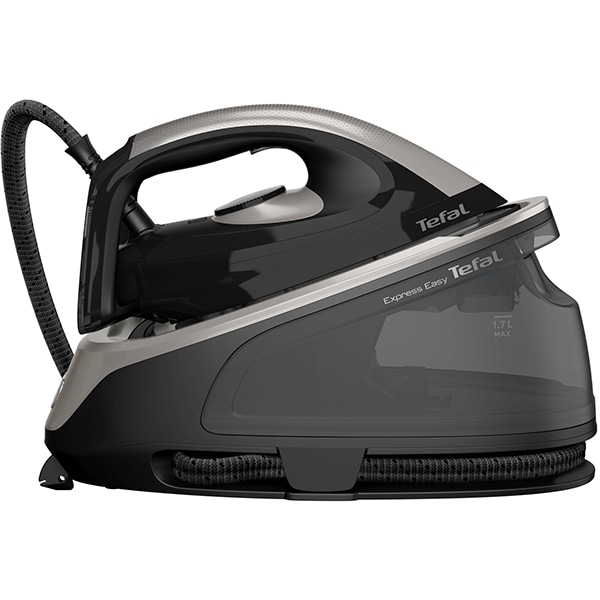 Statie de calcat TEFAL Express Easy SV6140E0, 2200W, 380g/min, 1.7l, talpa ceramica, negru-gri