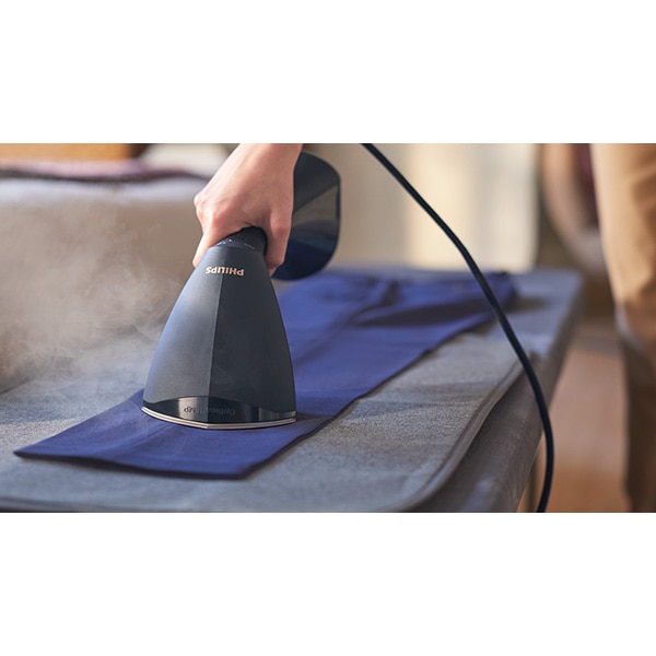 Aparat de calcat vertical PHILIPS 8000 Series GC810/20, 1600W, 32g/min, 230ml, bleumarin