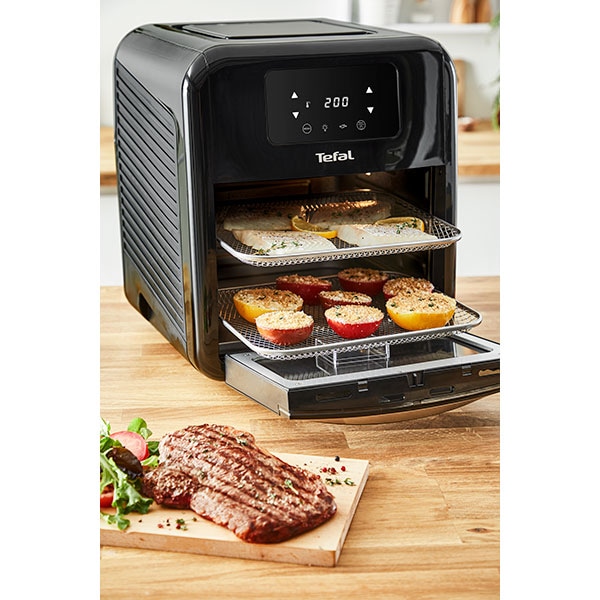 Friteuza cu aer cald multifunctionala TEFAL Easy Fry FW501815, 1.7kg, 11l, 2000W, negru-argintiu
