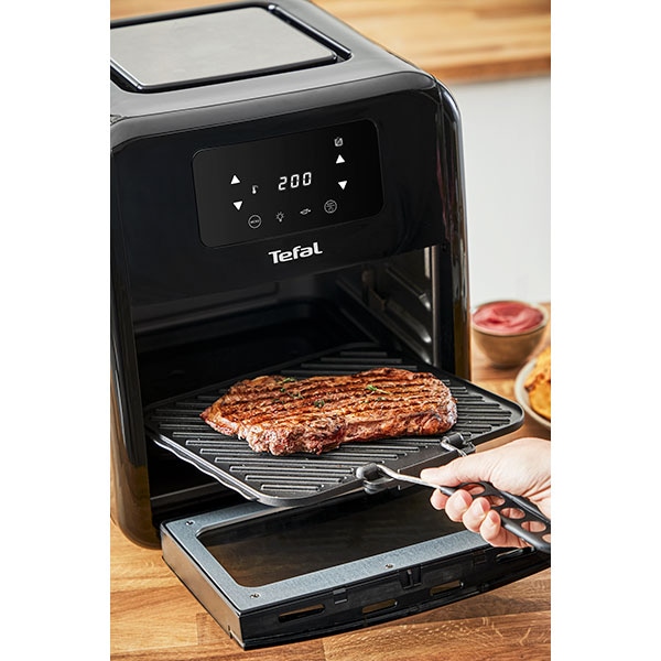 Friteuza cu aer cald multifunctionala TEFAL Easy Fry FW501815, 1.7kg, 11l, 2000W, negru-argintiu