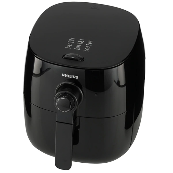 Friteuza cu aer cald PHILIPS Viva Collection Airfryer HD9621/90, 0.8kg, 1425W, negru