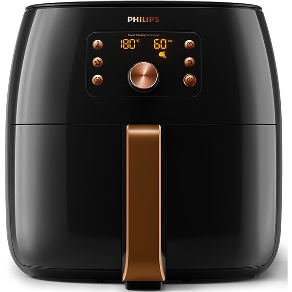 Friteuza cu aer cald PHILIPS Airfryer XXL Smart HD9867/90, 1.4kg, 7.3l, 2225W, negru-auriu