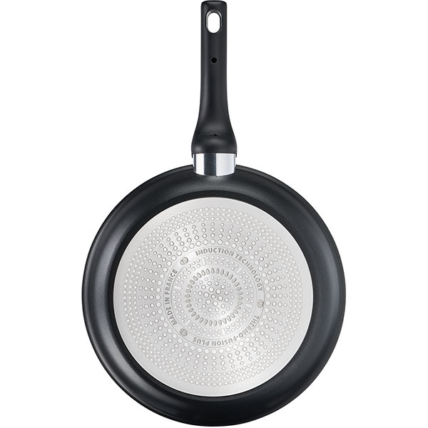 Tigaie TEFAL Unlimited G2550572, 26 cm, aluminiu, invelis antiaderent Titanium, negru
