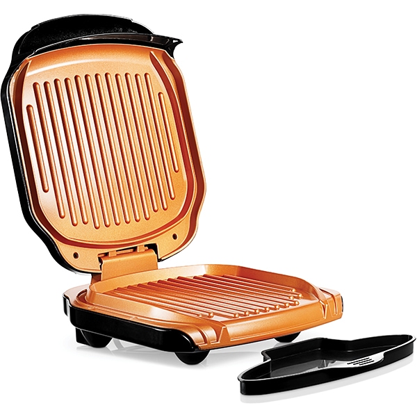 Gratar electric MEDIASHOP M19177, 900W, negru-auriu