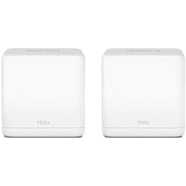 Sistem Wi-Fi Mesh MERCUSYS Halo H30G AC1300, Dual-Band 400 + 867 Mbps, 2 buc, alb