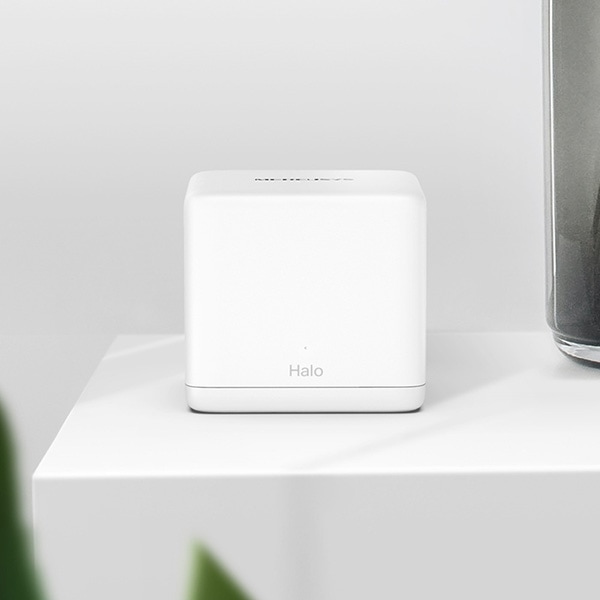 Sistem Wi-Fi Mesh MERCUSYS Halo H30G AC1300, Dual-Band 400 + 867 Mbps, 2 buc, alb