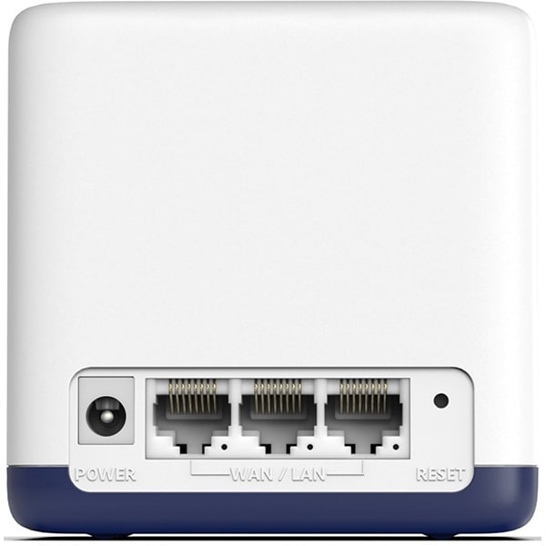 Sistem Wi-Fi Mesh MERCUSYS Halo H50G AC1900, Dual-Band 600 + 1300 Mbps, 3 buc, alb