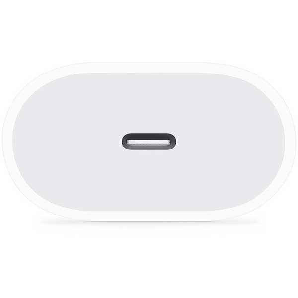 Incarcator retea APPLE MHJE3ZM/A, USB-C, 20W, alb