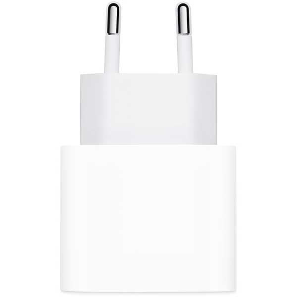 Incarcator retea APPLE MHJE3ZM/A, USB-C, 20W, alb