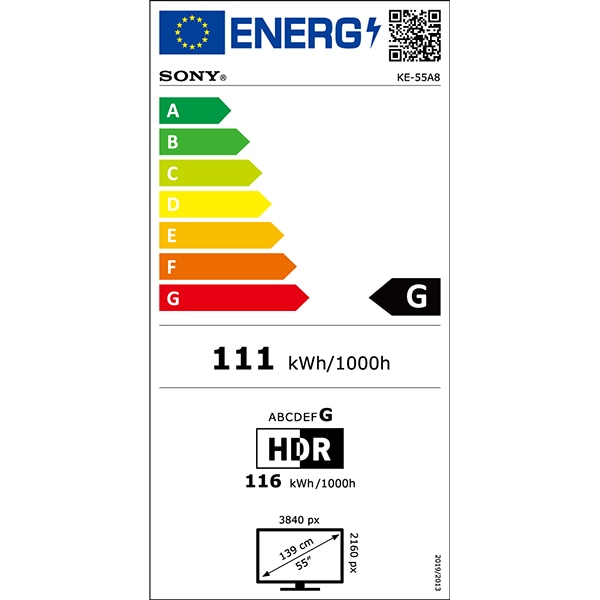 Televizor OLED Smart SONY 55A8, Ultra HD 4K, HDR, 139 cm