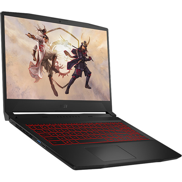 Laptop Gaming MSI Katana GF66 12UC-812XRO, Intel Core i5-12450H pana la 4.4GHz, 15.6" Full HD, 16GB, SSD 512GB, NVIDIA GeForce RTX 3050 4GB, Free Dos, negru