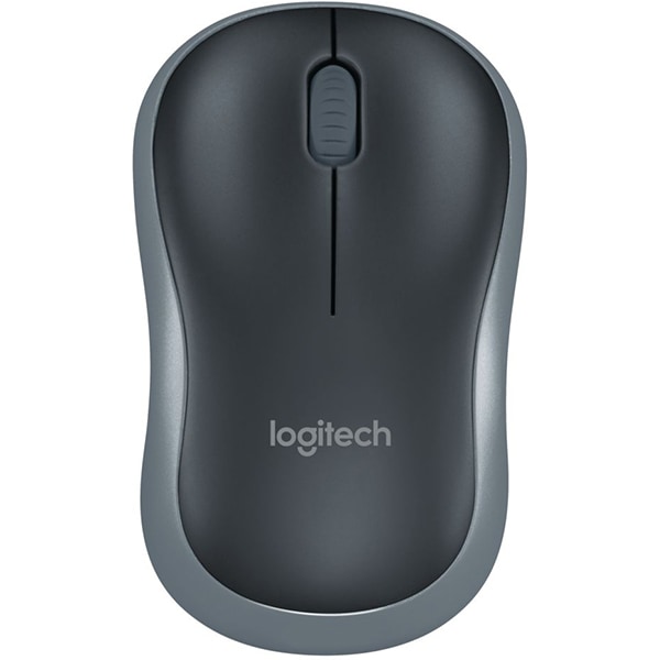 Mouse Wireless LOGITECH M185, 1000 dpi, negru