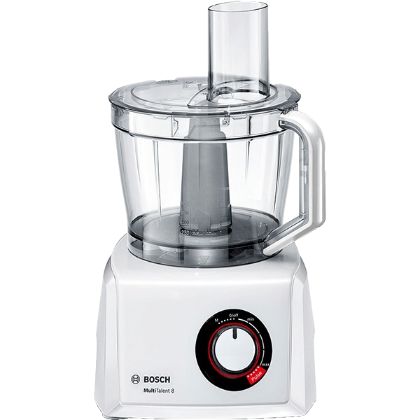 Robot de bucatarie BOSCH MultiTalent 8 MC812W620, vas 3.9l, blender 1.5l, 1100W, alb-gri