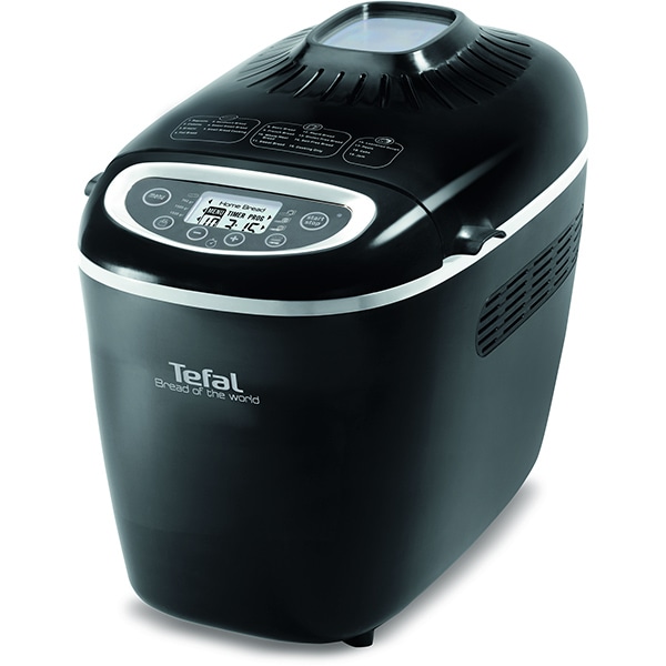 Masina de copt paine TEFAL Bread of the World PF6118, 1.5kg, 19 programe, 1600W, negru