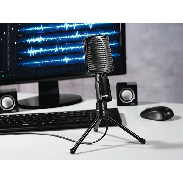Microfon HAMA MIC-USB Allround, USB, negru