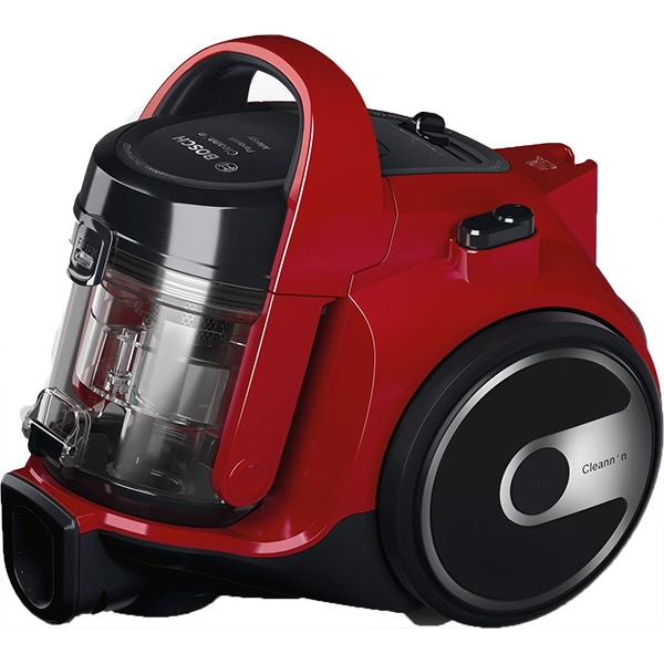Aspirator fara sac BOSCH BGC05AAA2, 1.5l, 700W, 78dB, rosu-negru 