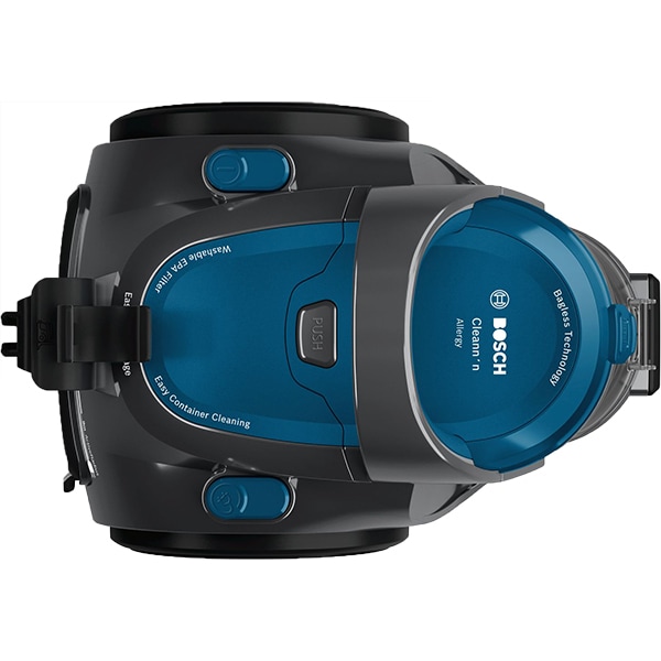 Aspirator fara sac BOSCH BGS05A220, 1.5l, 700W, 78dB, albastru-negru 