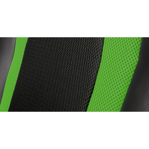 Scaun gaming MYRIA MG7407GR, negru-verde