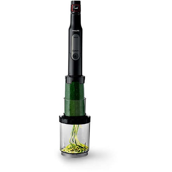 Mixer vertical PHILIPS Viva Collection ProMix HR2657/90, 0.5l, 800W, negru-argintiu