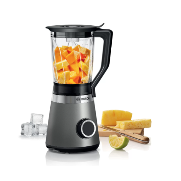 Blender BOSCH VitaPower Serie 4 MMB6172S, 1.5l, 1200W, 2 trepte viteza, gri inchis-negru