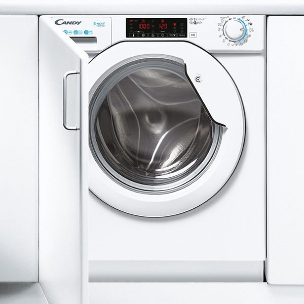 Masina de spalat rufe incorporabila Candy CBWO 49TWME-S, 9 kg, 1400rpm, Clasa A, alb