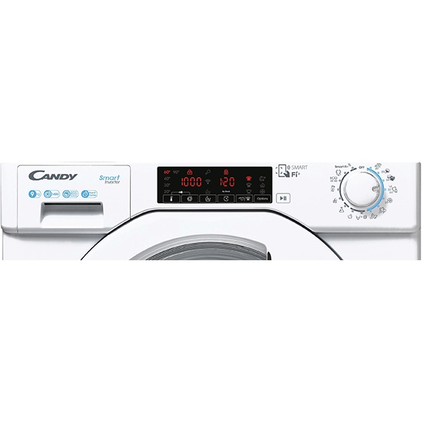 Masina de spalat rufe incorporabila Candy CBWO 49TWME-S, 9 kg, 1400rpm, Clasa A, alb
