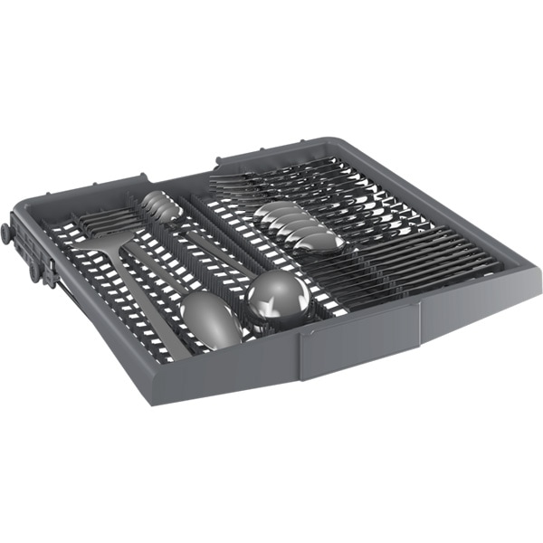 Masina de spalat vase incorporabila GRUNDIG GNVP4631B, CornerWash, 16 seturi, 8 programe, 60 cm, Clasa C, panou comanda argintiu