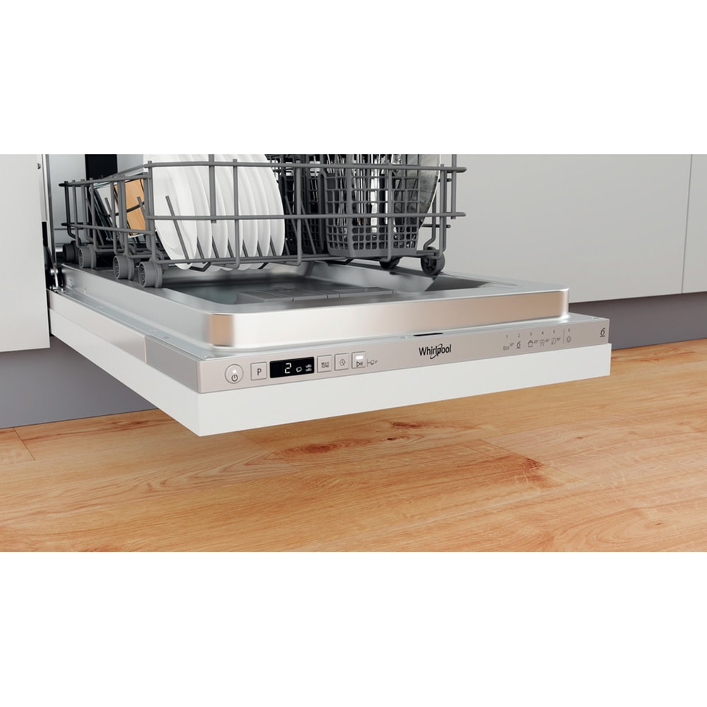 Masina de spalat vase incorporabila WHIRLPOOL WSIC3M27C, 10 seturi, 45 cm, Clasa E, panou comanda inox