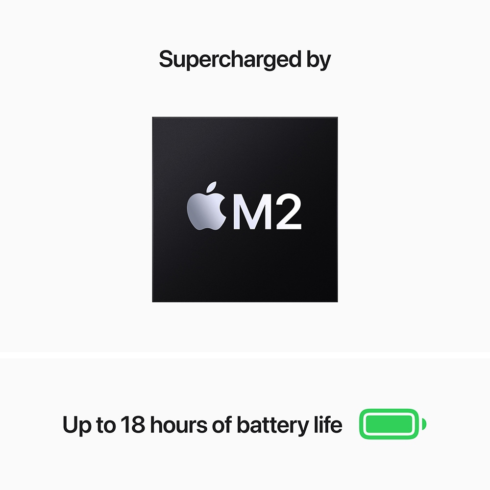 Laptop APPLE MacBook Air 13 mlxw3ze/a, Apple M2, 13.6" Retina Display, 8GB, SSD 256GB, 8-core GPU, macOS Monterey, Space Gray, Tastatura layout INT