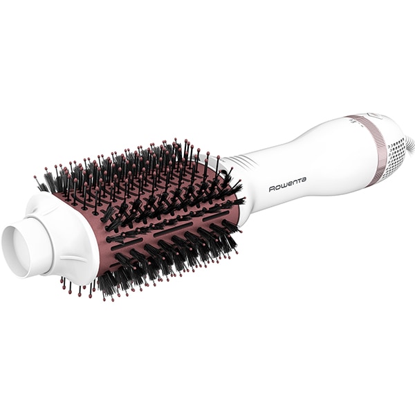 Perie cu aer cald ROWENTA CF6135F0, 1000W, 3 viteze, 3 trepte temperatura, Invelis Ceramic, alb