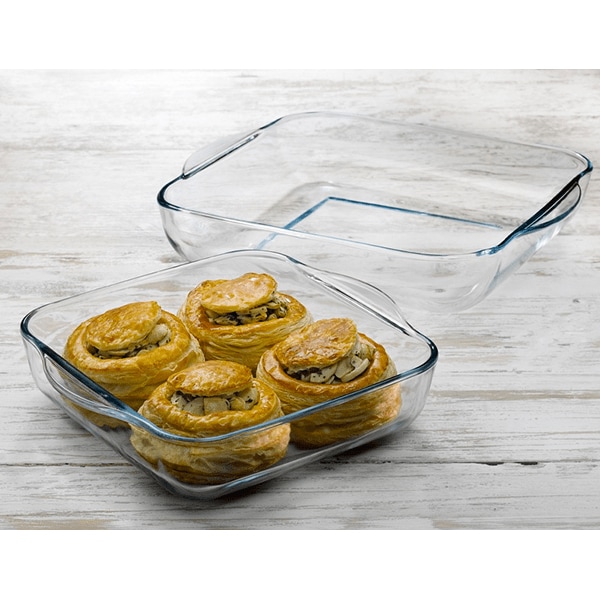 Set vase termorezistente PASABAHCE Borcam 1017168, 2 piese, sticla, 2-3.5l, transparent