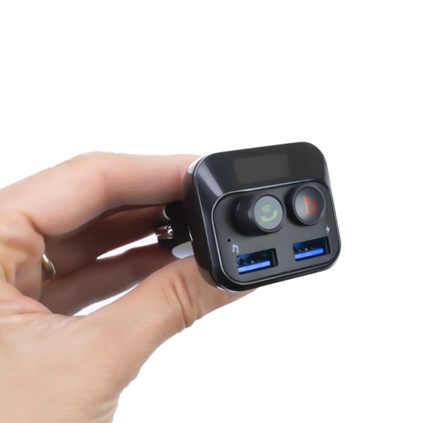 Modulator FM PNI Valentine F250 Bluetooth 5.0, MP3 player, negru