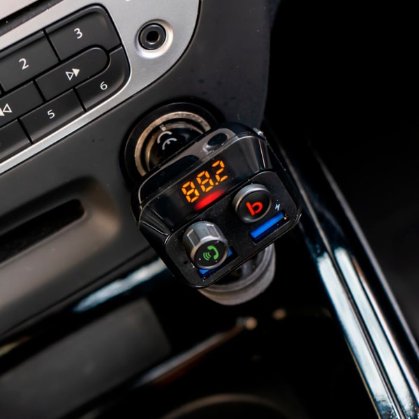 Modulator FM PNI Valentine F250 Bluetooth 5.0, MP3 player, negru
