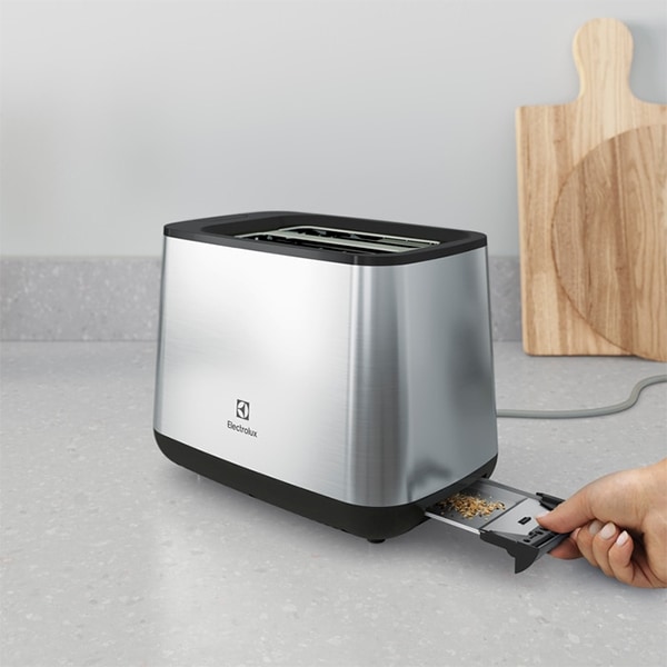Prajitor de paine ELECTROLUX Create 3 E3T1-3ST, 2 felii, 800W, argintiu-negru