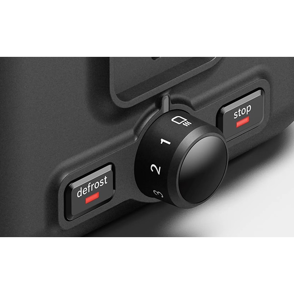 Prajitor de paine BOSCH DesignLine TAT3P423, 2 felii, 970W, negru