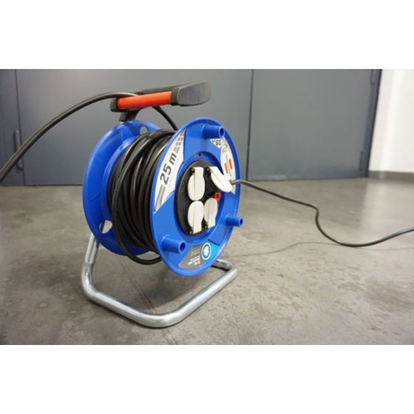 Derulator BRENNENSTUHL Garant 143929, 4 prize, 25m, albastru