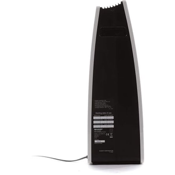 Purificator aer SHARP Plasmacluster KC-F32EU-W, 3 trepte viteza, HEPA, ionizare, umidificatoare, alb-negru 