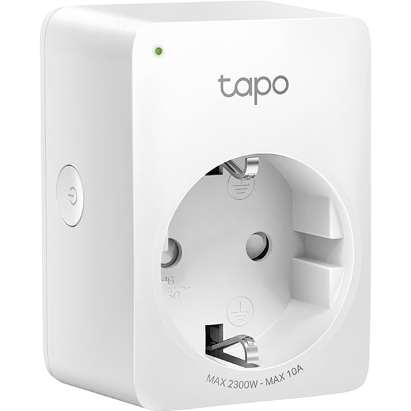 Priza inteligenta TP-Link Mini Tapo P115, Wi-Fi, monitorizare consum  energie, voice control, 16A, compatible with Android / iOS,  Alexa si  Google Assistant, 220-240V, design compact, Alb 