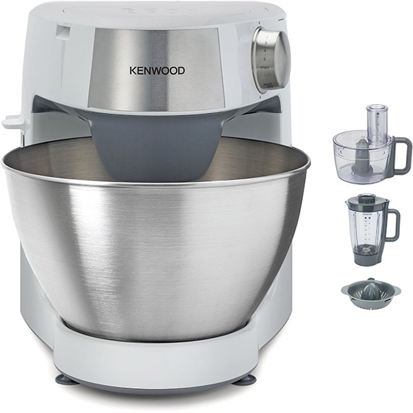 Robot de bucatarie KENWOOD Prospero+ KHC29.H0WH, vas 4.3l, blender 1.5l, 1000W, 6 trepte viteza, alb-argintiu